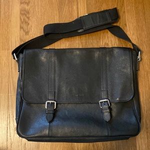 Cole Haan Black Leather Briefcase